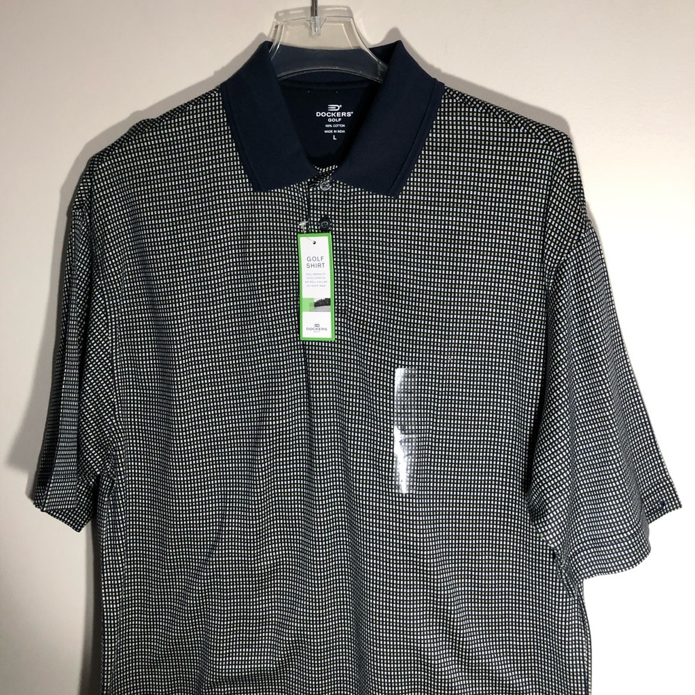 NWT Dockers Golf Shirt SZ L - Picture 2 of 14